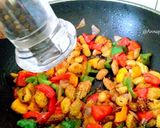 A picture of step 8 of Baby Corn Pepper Fry.