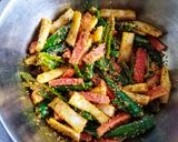 A picture of step 3 of Chilli Carrot Radish Pickle.