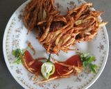 A picture of step 8 of Lacha Chicken Pakora.