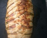 Foto del paso 7 de la receta: Tarta trenza fácil de verduras y salchichas