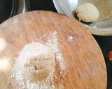 A picture of step 2 of JOWAR BHAKRI 😋😋 jowar roti.