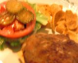 A picture of step 7 of Chickpea &Salmon Patty burgers.