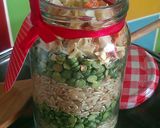 A picture of step 1 of Vickys Homemade Dry Soup Mix, GF DF EF SF NF.