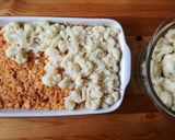 Rakott karfiol csirkemellből és bulgurból recept fázis 15 fotója