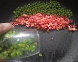 A picture of step 3 of Chinese rice.