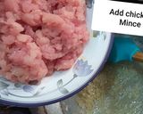 A picture of step 2 of Chicken mince kachori.
