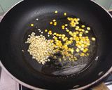 A picture of step 2 of Banana Spinach sambhar.