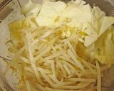 A picture of step 1 of Naniwa-Style Sauce Yakisoba or Yaki Udon.