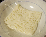 A picture of step 3 of Naniwa-Style Sauce Yakisoba or Yaki Udon.