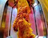 A picture of step 3 of Kakharu Phula Bhaja Pumpkin flower masala fry.