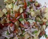 A picture of step 3 of Chana chat.