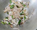 A picture of step 3 of Fresh Beans, Sprouts, Potatoes Stir-fry.