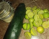 Foto del paso 1 de la receta: Agua de limón con pepino