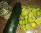 Foto del paso 1 de la receta: Agua de limón con pepino
