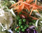 Pea and Courgetti noodles recipe step 2 photo