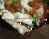 A picture of step 2 of Hot and sour soup.