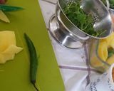 A picture of step 1 of Raw mango chutney.
