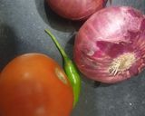 A picture of step 1 of French beans chutney.