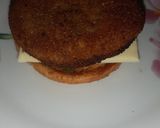 A picture of step 8 of Aloo tikki burger.