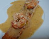 Foto del paso 8 de la receta: Salmón en salsa de naranja y marisco