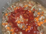 Guiso de Carne con arroz integral!