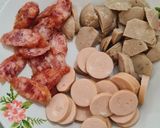 Foto langkah ke 1 dari resep Porree Nudein MitWurstruckchen.