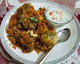A picture of step 5 of Spicy Bombay Chicken Biryani.