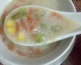 A picture of step 6 of Mix veg soup with oats as thickening agent.