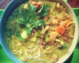 Foto langkah ke 8 dari resep Soto Ayam Santan Ala ala Bakulan.