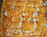 A picture of step 5 of Buffalo chicken spread.