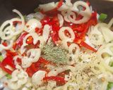 Vadrizses, kukoricás lecsó (vegán) recept fázis 2 fotója