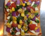 A picture of step 2 of Bread Pizza.
