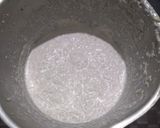 A picture of step 1 of Almond halwa.