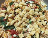 A picture of step 2 of Spicy Bhel.