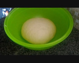 Foto langkah ke 5 dari resep Cara mudah membuat donat hanya diaduk aduk saja hasil kokoh empuk lembut menul menul.