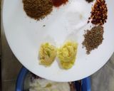 A picture of step 7 of Hyderabadi chicken dum biryani.