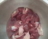 A picture of step 1 of TAWA kaleji.