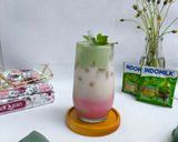 Foto langkah ke 6 dari resep Matcha Velvet Iced Latte.