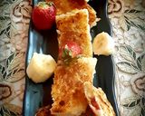 बनाना स्ट्रॉबेरी टोस्ट सैंडविच (banana strawberry toast sandwich recipe in Hindi) रेसिपी चरण 4 फोटो