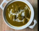A picture of step 5 of Palak Paneer.