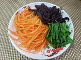 Miến xào mề gà