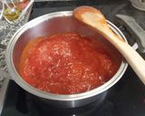Foto del paso 5 de la receta: Gnocchi de queso con tomate y atún Exprés