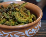 A picture of step 4 of Weightloss Karela ki sabji.