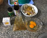 รูปขั้นตอนการทำที่ 1 ของ ห่อหมกอกไก่ใส่เห็ดฟาง