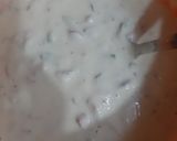 A picture of step 4 of Suji ke sandwich.