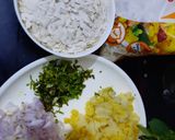 A picture of step 1 of Poha Cutlet.