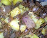 A picture of step 5 of Sig's Salad with Beef.