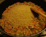 A picture of step 4 of Chicken Semi Brown Rice Pilaf.