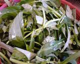 Foto langkah ke 1 dari resep 15. Tumis teri kangkung belacan (terasi).