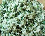 A picture of step 1 of Sprout kabab.